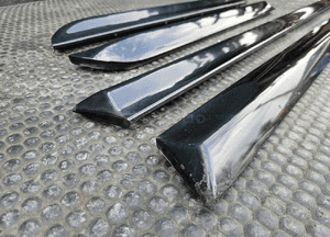 Listwa Listwy Drzwi S-Line Dolne Komplet Czarne LZ9Y Audi A4 B6 B7 Oryginalne 23