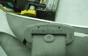 Pas pirotechniczny lewy A2308600185 7F03 szary mercedes sl R230 02 4