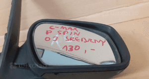 Lusterko prawe 5 pin ford c-max 03 srebrny 4