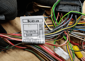 Wiązka instalacja silnika wtrysków wtryskiwaczy BMW 5 E39 3.0D 224941202 224941302 9