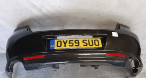 Zderzak tył tylny mazda 6 gh pdc czujniki 16W czarny hb 1