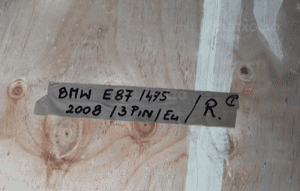 Lusterko prawe bmw E90 E91 lci 3 pin eu 475 2008 9