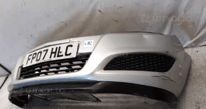 Zderzak przód przedni opel astra h 3 iii lift fl Z157 srebrny 3