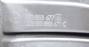 Vw golf sportsvan 2013- atrapa kratka środkowa zderzaka przód 510853677H 5
