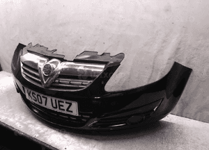 Zderzak przód przedni opel corsa d Z20R czarny 5