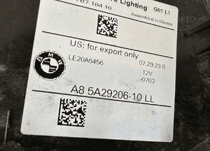 Lampa lampy bmw X3 G01 X4 G02 F97 F98 lci lift led ahl shadow line 7