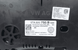 LICZNIK ZEGARY VW TOURAN III 5T 36084KM 5ta920750b 10
