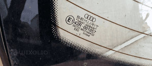 Szyba karoseryjna tył tylna Audi A4 B6 Sedan AS2 01r 5