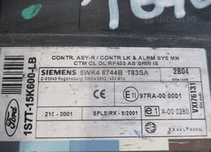 MODUŁ STEROWNIK KOMFORTU FORD MONDEO MK3 5WK48744B 2