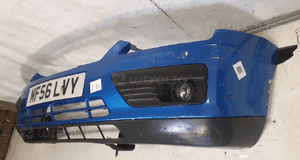 Zderzak przód przedni do ford focus MK2 2 ii G3 niebieski halogeny 2