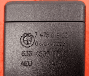 BMW 5 G30 Zapinka pasa Tylna Prawa 7475019 4