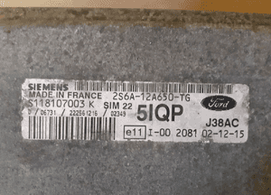STEROWNIK FORD 1.6 16V S118107003 K 2S6A-12A650-TG 2