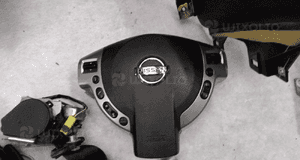 NISSAN QASHQAI J10 Lift deska rozdzielcza konsola napinacze poduszki AIRBAG 2007-2013 3