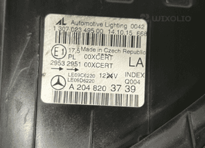 MERCEDES W204 LIFT LAMPA BI XENON ILS LEWA PRZEDNIA A2048203739 UK 10
