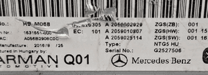 Mercedes-Benz W205 Radio Nawigacja Multimedia NTG5 Harman A2059002929 6