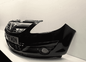 Zderzak przód przedni opel corsa d Z20R czarny halogeny 2