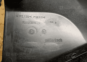 Podszybie osłona podszybia Renault Megane II 8200097006 11