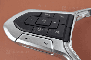 VW Volkswagen Wkład kierownicy Chrom  Przyciski 3G0959442S 3