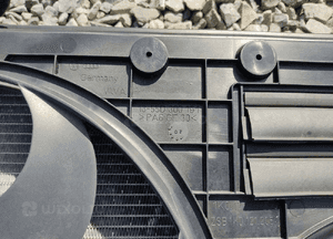 Chłodnice komplet chłodnic pas przedni wentylatory audi tt 8J 2.0 tdi 06-14 9