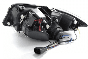 Lampy Reflektory BMW E90/E91 OD 2005 DO 2008 Roku BIAŁE RINGI CCFL 5
