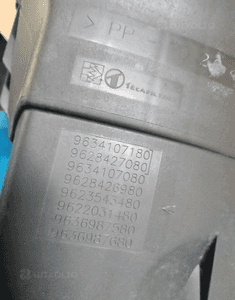 Obudowa filtra powietrza Citroen Xsara 9634107180 9628427080 3