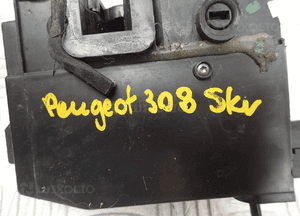 Zamek drzwi klamki prawy tył peugeot 308 ii 6