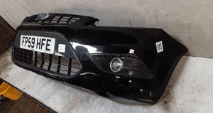 Zderzak przód przedni ford focus MK.2 2 ii lift fl F3 czarny halogeny 4