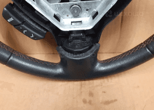 #KIEROWNICA TOYOTA YARIS I 1 LIFT MULTI MULTIFUNKCJA SUPER STAN OBSZYTA SKÓRĄ CZERWONA NIĆ (lok.193) 5