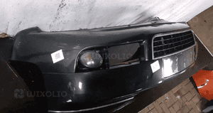 Zderzak przód przedni do audi A6 C5 lift fl halogeny LC9Z czarny 4