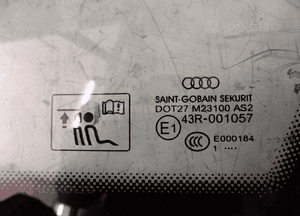 Audi A6 C7 sedan 2011- szyba karoseryjna tył prawa 4