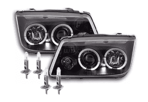 Lampy Reflektory Do VW BORA OD 1998 DO 2005 ROKU Soczewki LED H1 GRATIS 1