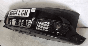 Zderzak przód przedni audi A4 B6 s line czarny LC9Z halogeny 3