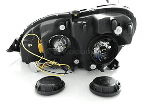 LAMPY Reflektory LED  DO MERCEDES W220 S-KLASA 1998 - 2005 Roku DAYLIGHT 5