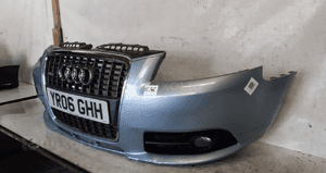 Zderzak przód przedni audi A3 8P lift fl s line S3 8P LY5J błękitny halogeny 2