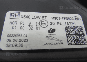 Jaguar E-Pace Lampa LED Prawa Przód M9C3-13W029-BD 13
