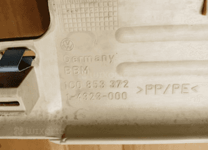 Nakładka osłona progu prawa VW New Beetle 1C0853372 6