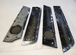 Jaguar xj X351 long listwa ozdobna drzwi dekor kpl 7