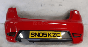 Zderzak TYŁ TYLNY Ibiza Cupra Sport Kompletny czerwony LS3H 1