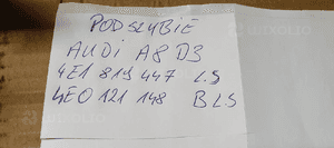 Podszybie osłona podszybia lewa Audi A8 D3 4E1819447J 4E0121148B 10