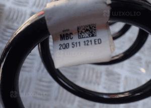 TYLNA SPRĘŻYNA SPREZYNY TYŁ VW POLO VI 6 SEAT IBIZA V ORYG 2Q0511121 3