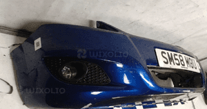 Zderzak przód przedni do opel zafira b + halogeny lift fl kod kolor Z21B 4