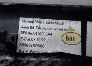 A4 B6 B7 01-07 listwa dekor prawy przód 8E0867410G radom 4