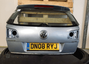 Klapa bagażnika tył tylna vw volkswagen passat B6 kombi variant LB5M błękitna 5