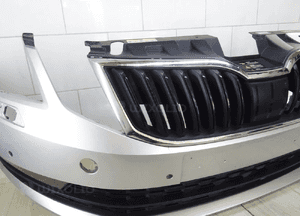 Skoda Octavia 3 LIFT Zderzak przód 5E0 5E0807221N 4
