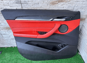 Fotele boczki kanapa oparcie wnętrze środek bmw X2 F39 magmarot 7