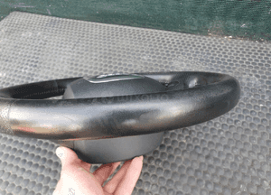 Kierownica Trzy 3 Ramienna Czarna Pikowana Skóra Air Bag Poduszka Wtyczka AUDI A4 B6 B7 21