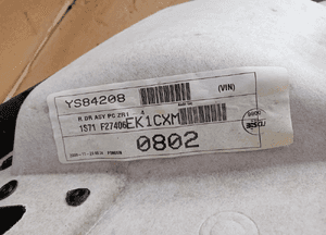 Boczek tapicerka prawy tył tylna prawa Ford Mondeo MK3 6