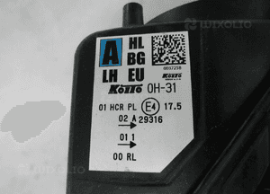 Toyota aygo cross zwykła lampa przednia lewa 7