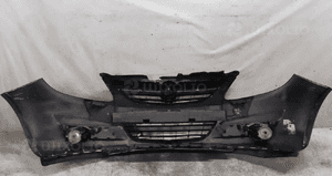 ZDERZAK PRZÓD PRZEDNI DO OPEL CORSA D HALOGENY Z163 SZARY uszkodzony przy lampie 5