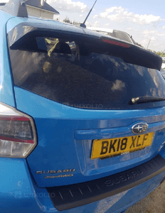 Subaru xv klapa bagaznika tył kompletna w kolor kamera lotka spojler 2